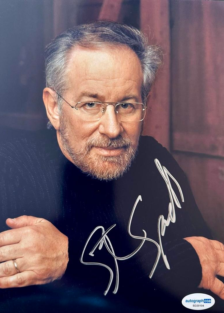 Steven Spielberg Signed 8x10 Photo - ACOA #03